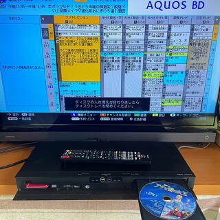アクオス(AQUOS)のblu-rayレコーダー 2番組同時録画 ブルーレイレコーダー  HDD 1TB(ブルーレイレコーダー)