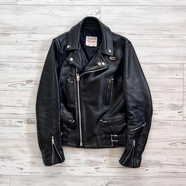 人気TOP Lewis - Leathers Lewis Lethers カウハイド タイトフィット 38 Lightning レザージャケット