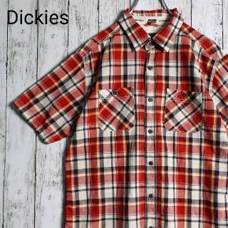 ディッキーズ(Dickies)の古着　Dickies ディッキーズ　半袖ワークシャツ(Tシャツ/カットソー(半袖/袖なし))