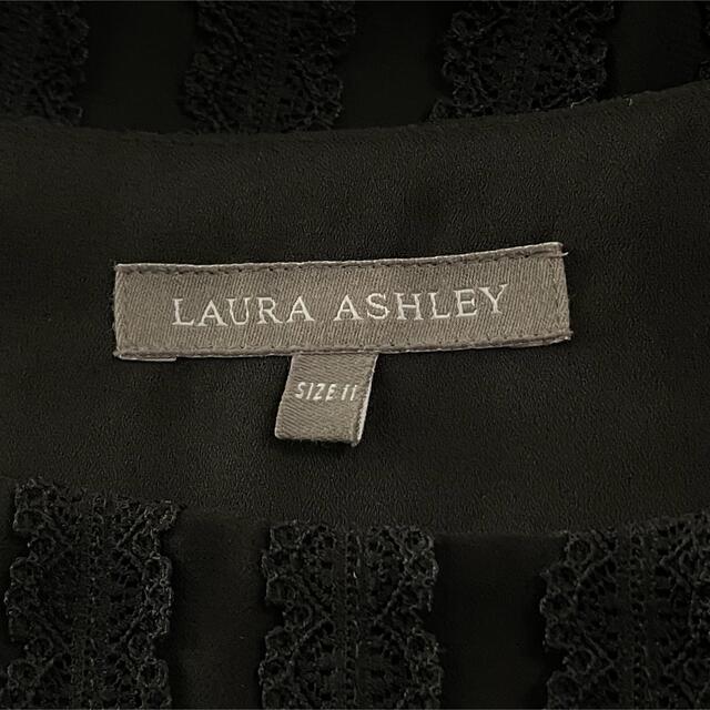 LAURA ASHLEY ローラアシュレイ ワンピース ブラック レース 商品の