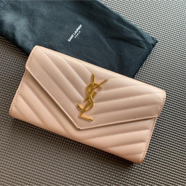日本直営 展示品 *SAINT LAURENT サンローラン* 長財布 スナップ