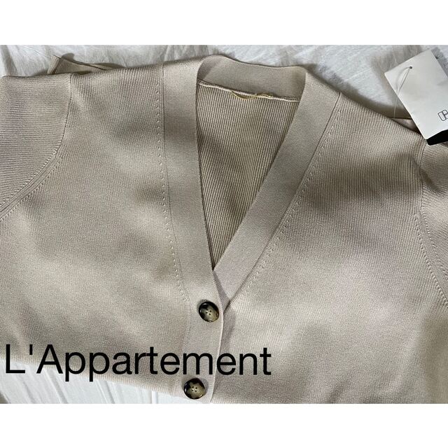 L'Appartement DEUXIEME CLASSE(アパルトモンドゥーズィエムクラス)のL'Appartement Knit Cardigan レディースのトップス(カーディガン)の商品写真