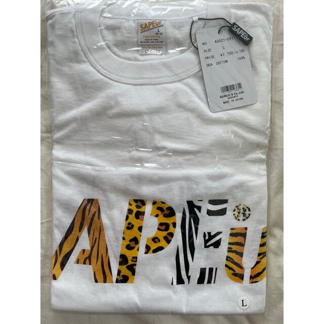 SAPEur サプール Tシャツ アニマル サイズL