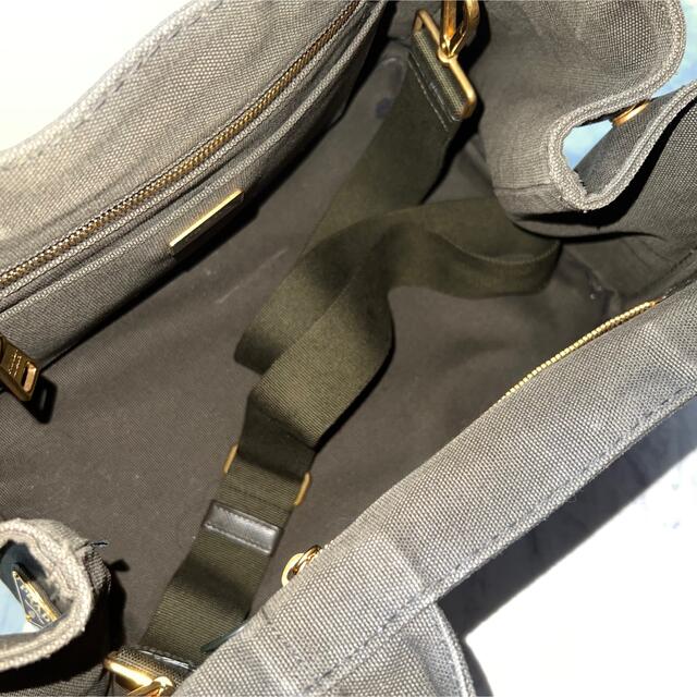 PRADA(プラダ)のPRADA プラダ バッグ 深い緑色 メンズのバッグ(トートバッグ)の商品写真
