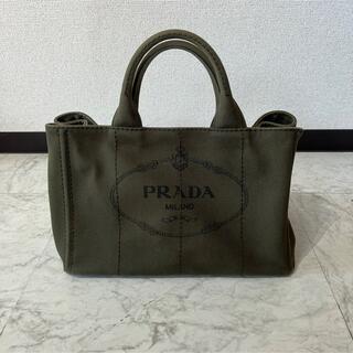 プラダ(PRADA)のPRADA プラダ バッグ 深い緑色(トートバッグ)