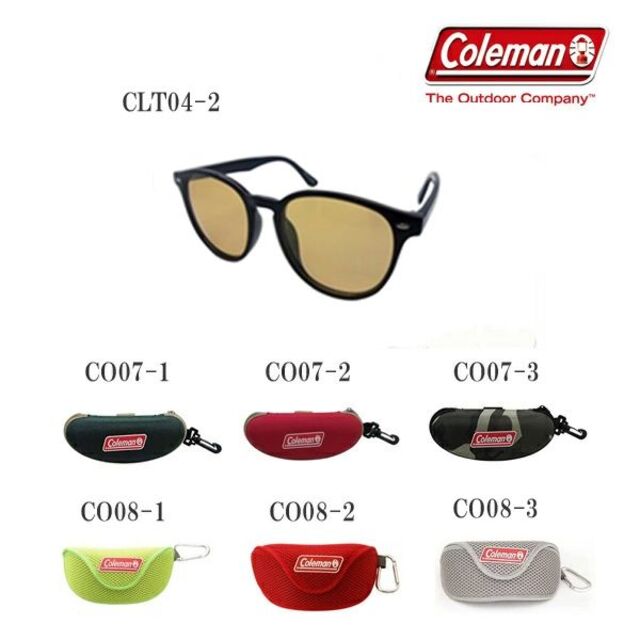 Coleman(コールマン)のColeman（コールマン）CLT04-2 　偏光サングラス　サングラスケース付 メンズのファッション小物(サングラス/メガネ)の商品写真