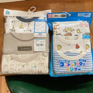 シマムラ(しまむら)の肌着　９０センチ　夏物　ロンパース(下着)