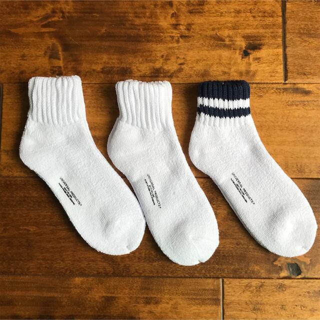 【新品未使用品】UNIVERSAL PRODUCTS SOCKS【3足】靴下