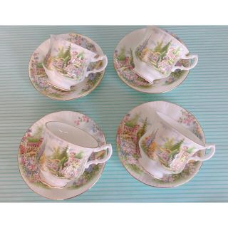 ロイヤルアルバート(ROYAL ALBERT)のケンティッシュロッキー  4客セット　ロイヤルアダレイ(食器)