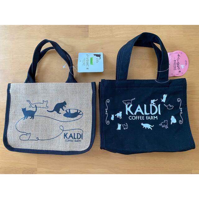 宅配 KALDI 猫の日バックの紅茶セット