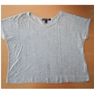 フォーエバートゥエンティーワン(FOREVER 21)のFOREVER 21 Tシャツ カットソー トップス シルバー ドルマン(Tシャツ(半袖/袖なし))