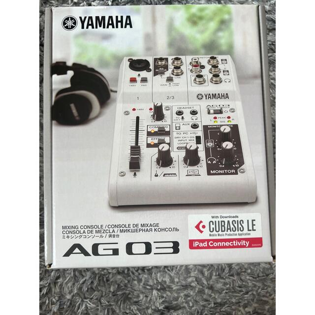 AG03 YAMAHA ミキサー　箱、説明書付き 楽器のDTM/DAW(オーディオインターフェイス)の商品写真