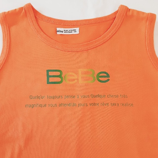 BeBe(ベベ)のBeBe◇タンクトップ100㎝ キッズ/ベビー/マタニティのキッズ服男の子用(90cm~)(Tシャツ/カットソー)の商品写真