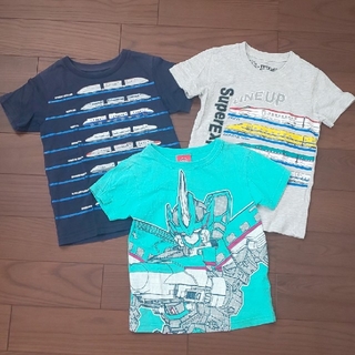 オジコ(OJICO)の120cm シンカリオン&新幹線 Tシャツ 3枚セット(Tシャツ/カットソー)