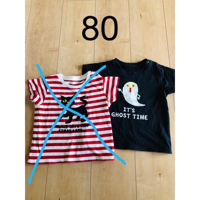 UNIQLO(ユニクロ)のねないこだれだ／Tシャツ UNIQLO 80  キッズ/ベビー/マタニティのベビー服(~85cm)(Ｔシャツ)の商品写真