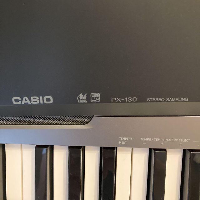 CASIO(カシオ)の美品 電子ピアノ カシオ PX 130 プリヴィア PRIVIA キーボード 楽器の鍵盤楽器(電子ピアノ)の商品写真