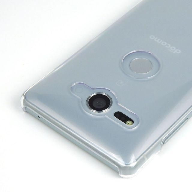 XPERIA XZ2 Compact ハードケース クリア ストラップホール付 スマホ/家電/カメラのスマホアクセサリー(Androidケース)の商品写真