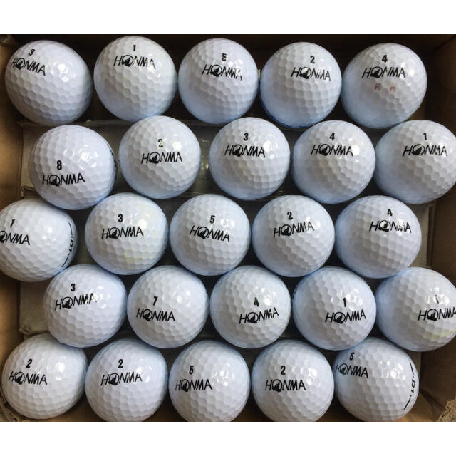 本間ゴルフ(ホンマゴルフ)のロストボール  25球 ホンマ スポーツ/アウトドアのゴルフ(その他)の商品写真