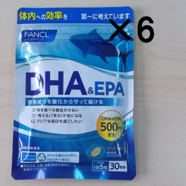 【6個セット】　ファンケル　DHA＆EPA　30日分