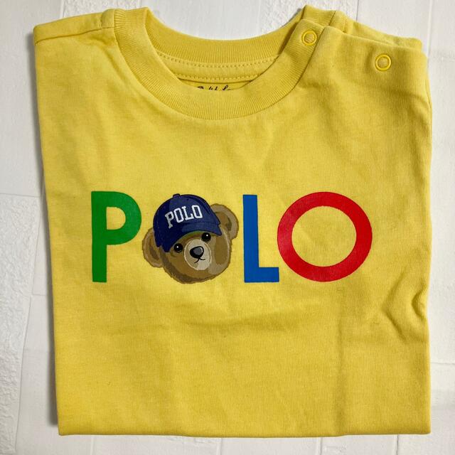 Ralph Lauren(ラルフローレン)の24m90cm黄色　半袖　ベア　ロゴ　親子コーデ　人気　再入荷 キッズ/ベビー/マタニティのベビー服(~85cm)(Ｔシャツ)の商品写真