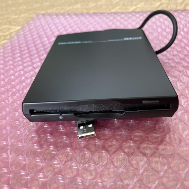 IODATA(アイオーデータ)のI・O DATA  USB 外付けFDドライブ [ USB-FDX1BK ] スマホ/家電/カメラのPC/タブレット(PC周辺機器)の商品写真