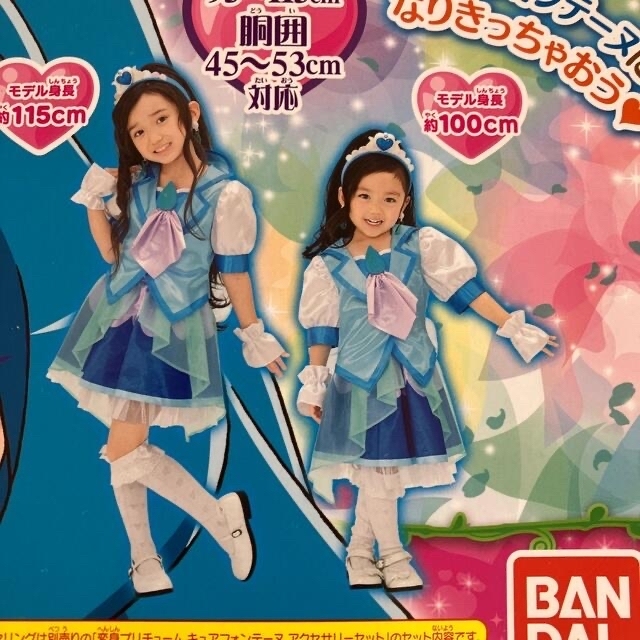 BANDAI(バンダイ)のえっこ様専用！プリキュア　フォンテーヌ　衣装 エンタメ/ホビーのコスプレ(衣装一式)の商品写真