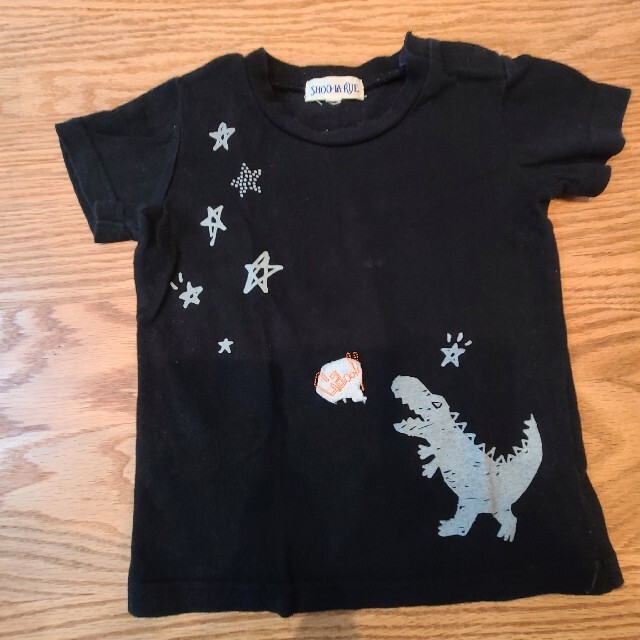 SHOO・LA・RUE(シューラルー)のシューラルー　子供服　半袖　Tシャツ　恐竜　90サイズ　2枚セット キッズ/ベビー/マタニティのキッズ服男の子用(90cm~)(Tシャツ/カットソー)の商品写真