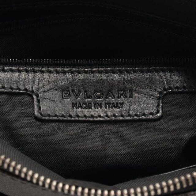 BVLGARI(ブルガリ)のウィークエンド ショルダーバッグ コーティングキャンバス レザー ダークグレー メンズのバッグ(ショルダーバッグ)の商品写真