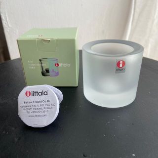 イッタラ(iittala)のイッタラ　kivi マリメッコ　キャンドルホルダー　フロスト　(食器)