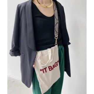 アパルトモンドゥーズィエムクラス(L'Appartement DEUXIEME CLASSE)の【GOOD GRIEF!/グッドグリーフ】Belt with It Bagグレー(トートバッグ)