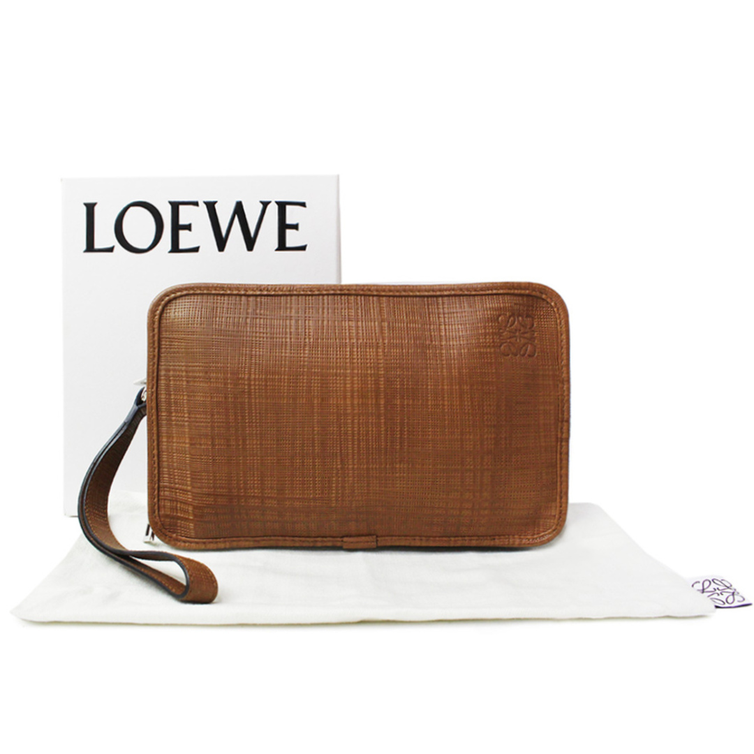 LOEWE - ロエベ LOEWE カーフレザー TOLEDO シティ クラッチバッグ