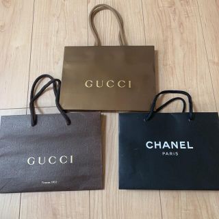 グッチ(Gucci)のGUCCI CHANEL 紙袋 ショップ袋(ショップ袋)