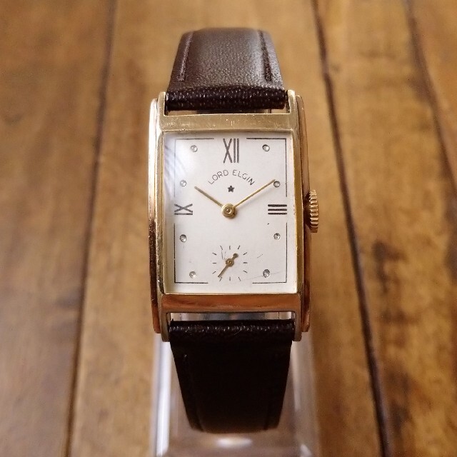 セットアップ レア美品 動作良好 ELGIN エルジン 14金張 手巻