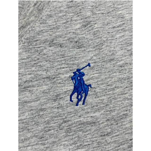 Ralph Lauren(ラルフローレン)の【新品】ラルフローレン VネックTシャツ Sサイズ  ソフトグレー レディースのトップス(Tシャツ(半袖/袖なし))の商品写真