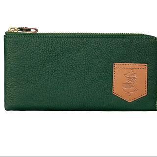 ムーミン(MOOMIN)の新品 スナフキン　森のレザーウォレット　北欧エルク革でつくった深い緑の長財布(長財布)