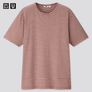 ユニクロ(UNIQLO)のL uniqlo u ボーダーT（半袖）(Tシャツ/カットソー(半袖/袖なし))