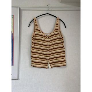 マウジー(moussy)のmoussy ボーダータンクトップ　キャミソール(タンクトップ)