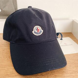 モンクレール(MONCLER)の新品　MONCLER ロゴパッチ&ロゴ入 ベースボールキャップ(キャップ)