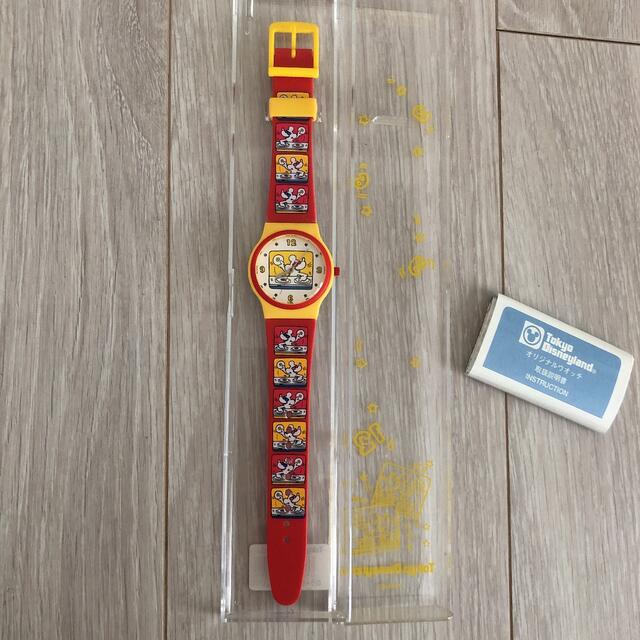 ディズニーランド腕時計ミッキーマウス ムチャチャkeikiiiヴィンテージ