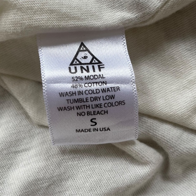 UNIF(ユニフ)のUNIF タンクトップ　Sサイズ メンズのトップス(Tシャツ/カットソー(半袖/袖なし))の商品写真