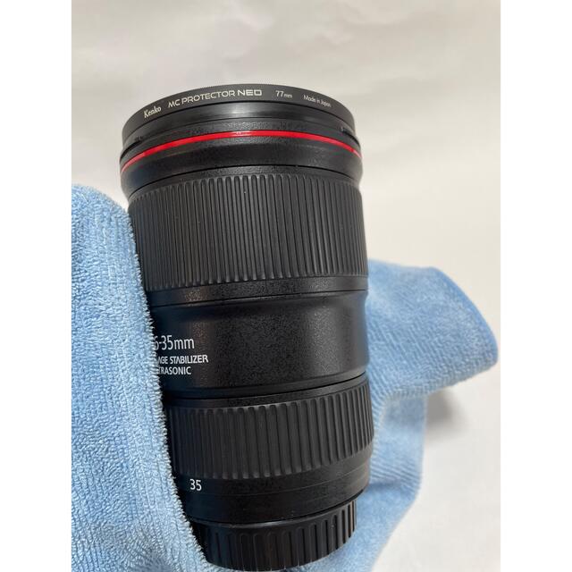 美品 Canon EF16-35mm F4L IS USM  一眼レフ レンズ