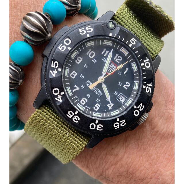 Luminox(ルミノックス)の極美品LUMI NOX navy SEALS natoベルト新品稼働品 メンズの時計(腕時計(アナログ))の商品写真