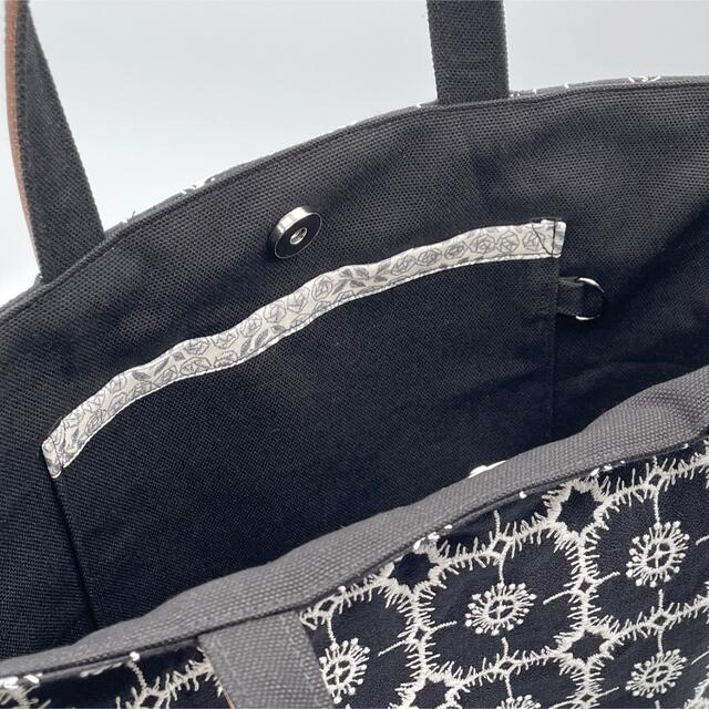 mina perhonen(ミナペルホネン)のハンドメイド トートバッグ ミナペルホネン*anemone ハンドメイドのファッション小物(バッグ)の商品写真