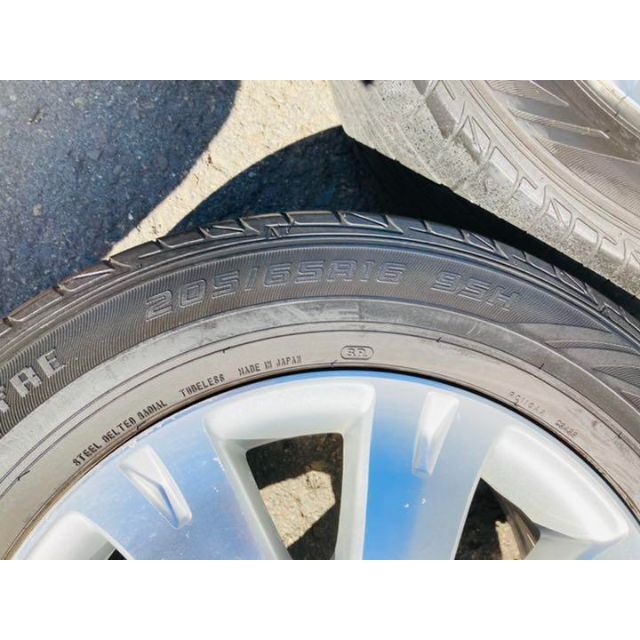 DUNLOP(ダンロップ)のAYA様専用！ダンロップ 205/65R16 4本セット 50エスティマ流用 自動車/バイクの自動車(タイヤ・ホイールセット)の商品写真