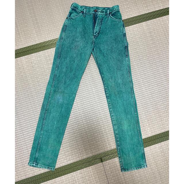 値下げ！Wrangler ジーンズ　色グリーン