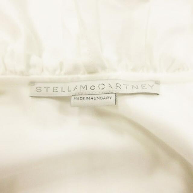 Stella McCartney(ステラマッカートニー)のステラマッカートニー 長袖 シャツ ブラウス カットソー オープン 白 36 レディースのトップス(シャツ/ブラウス(長袖/七分))の商品写真