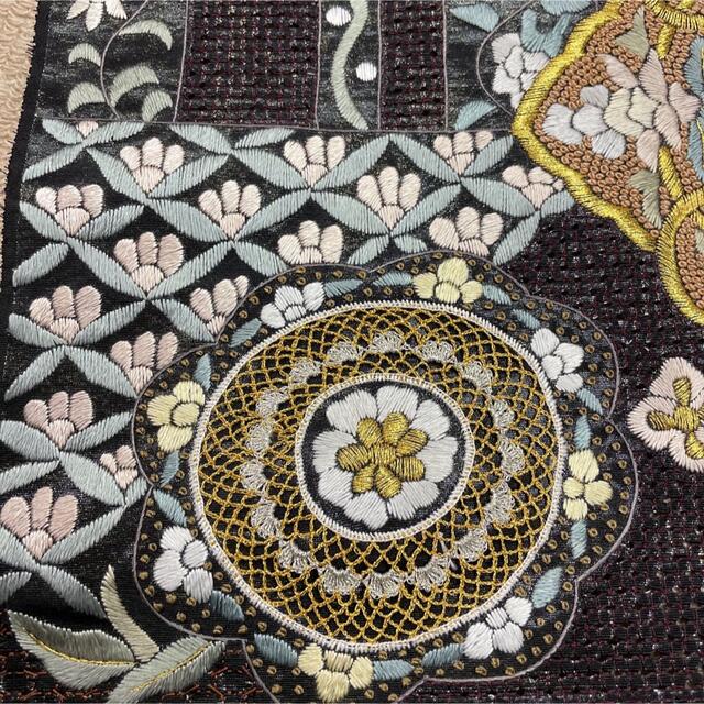 【ご専用】【美品】豪華総刺繡　袋帯　全通　正絹