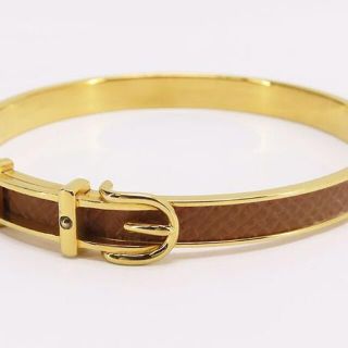 Hermes - 美品エルメスベルトモチーフバングルブレスレット