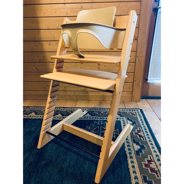 Stokke(ストッケ)の【良品人気色・フルセット・即日発送】（438）ストッケ トリップトラップ キッズ/ベビー/マタニティの寝具/家具(その他)の商品写真