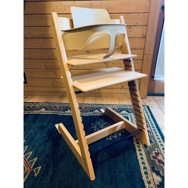 Stokke(ストッケ)の【良品人気色・フルセット・即日発送】（438）ストッケ トリップトラップ キッズ/ベビー/マタニティの寝具/家具(その他)の商品写真